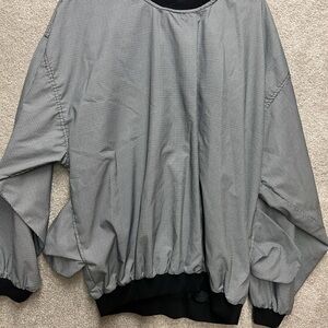 Vintage Black and White Patterned golf jacket‎